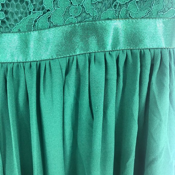 Miusol Emerald Winter Green Maxi Dress Medium - Picture 8 of 8